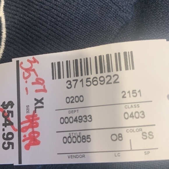 Christopher & Banks Navy Blue Embroidered Sweater - Picture 9 of 10